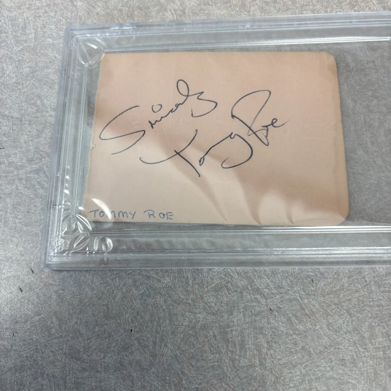 GEORGE HARRISON RINGO STARR TOMMY ROE SIGNED CUT PSA AUTO BEATLES AUTOGRAPH, image 5