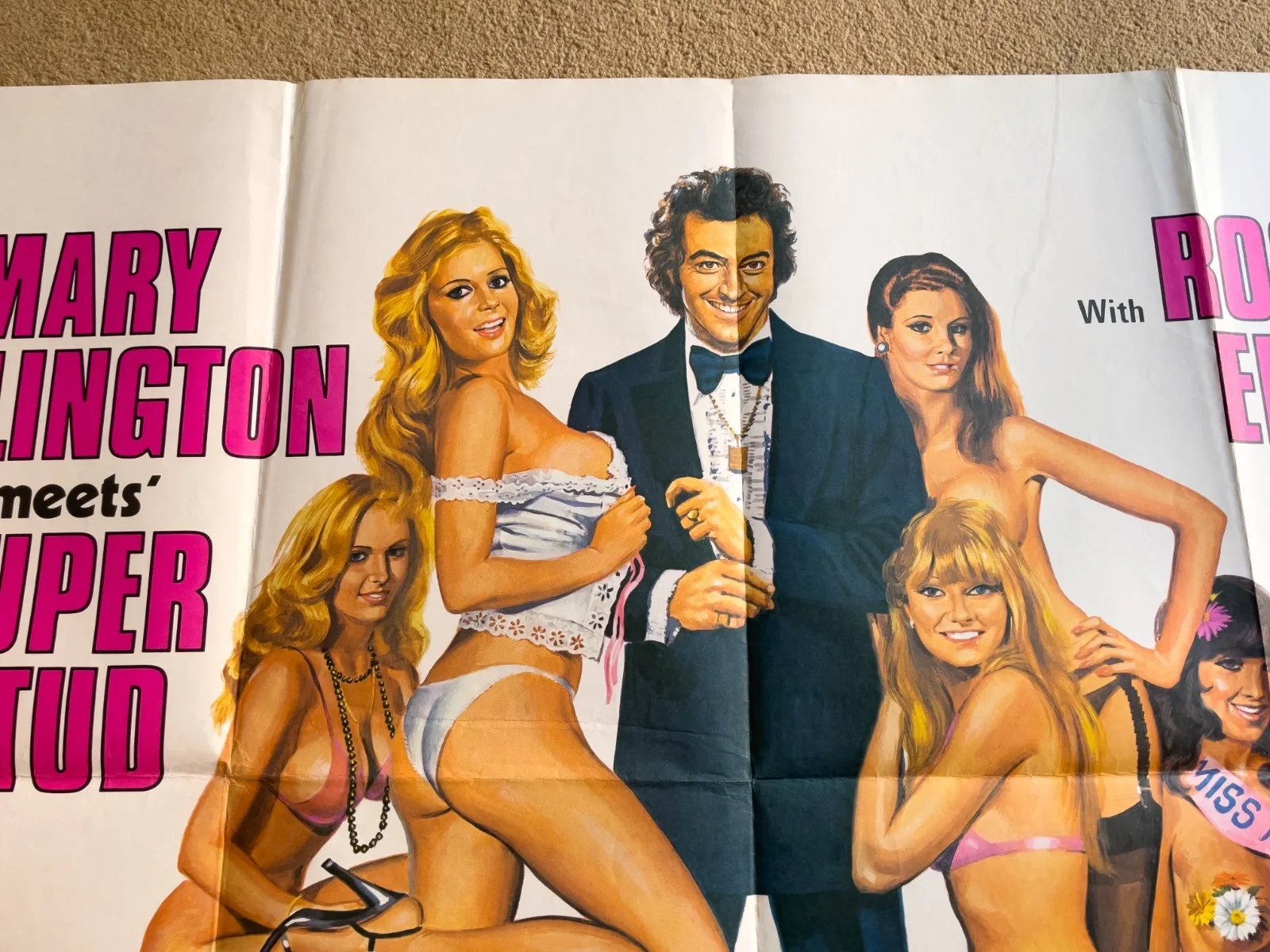 Confessions From the David Galaxy Affair (1979) Original UK Quad Film Poster, изображение 2