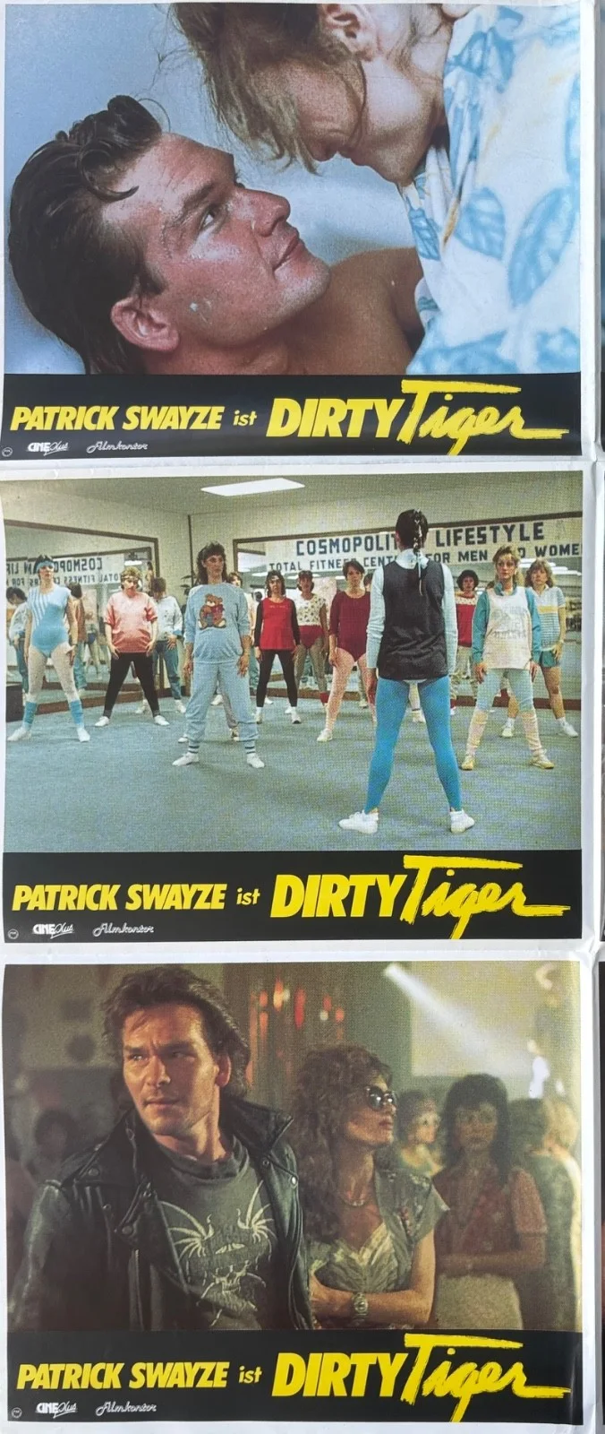 Tiger Warsaw set of 12 Original 1988 uncut German Lobby Cards Patrick Swayze, изображение 2
