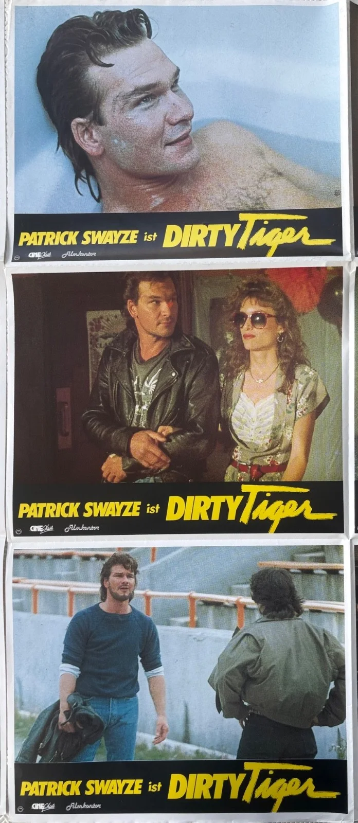 Tiger Warsaw set of 12 Original 1988 uncut German Lobby Cards Patrick Swayze, изображение 4