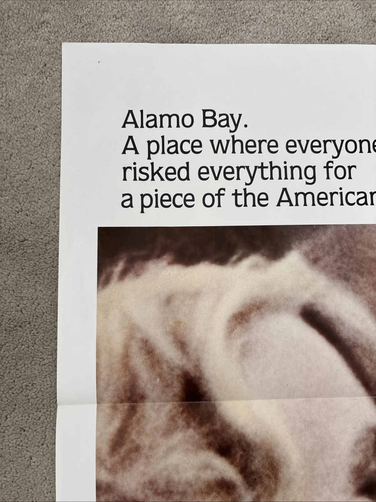Alamo Bay (1985) Original US One Sheet Movie Poster, изображение 2