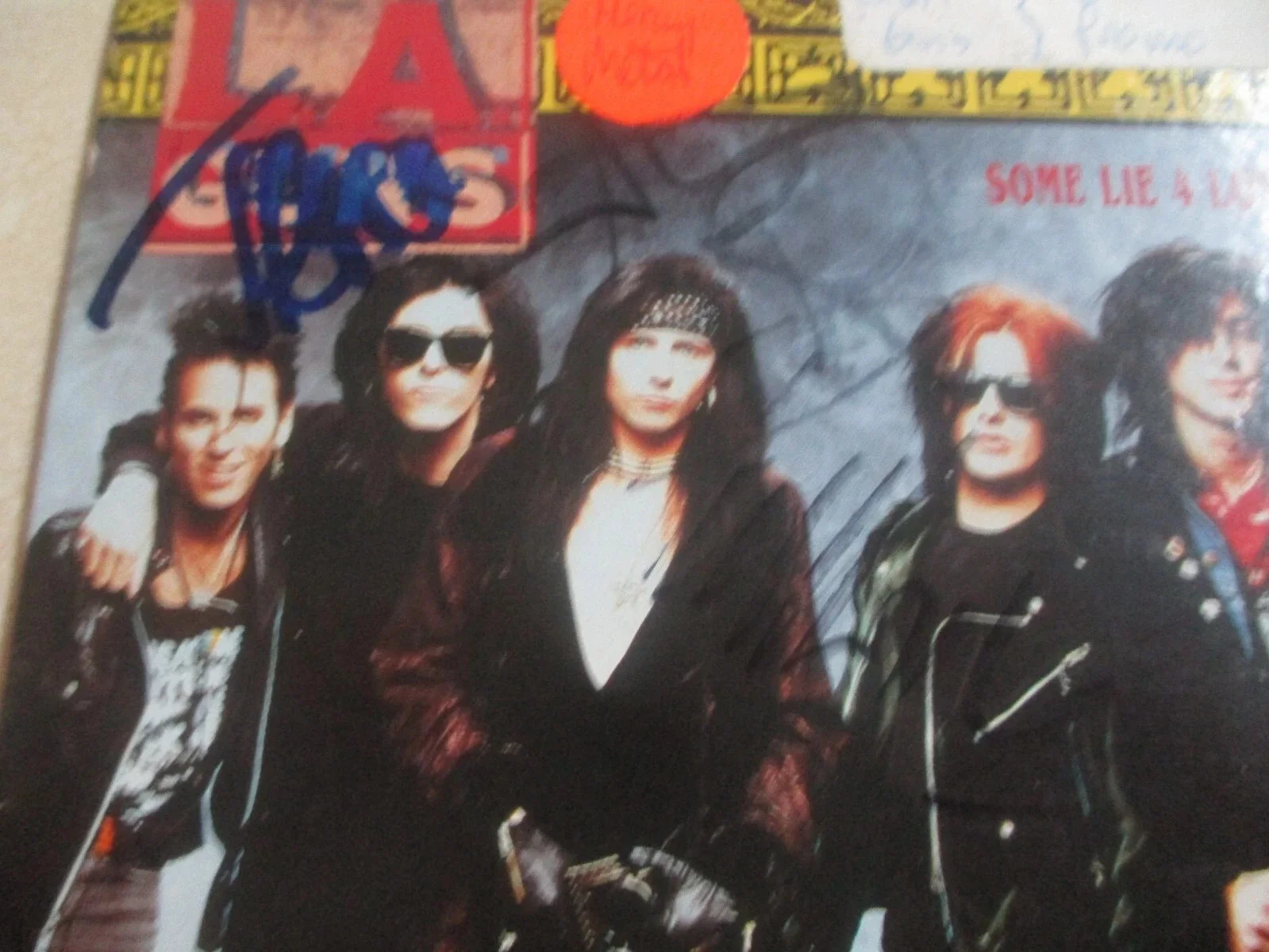 LA GUNS authentic signed/autographed promo cd TRACII GUNS PHIL LEWIS + 1, изображение 2