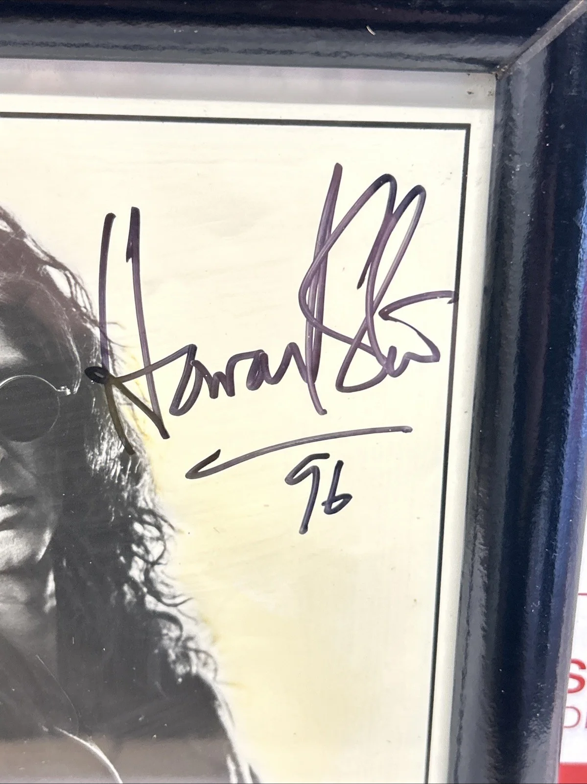 Howard Stern — Howard Stern AUTOGRAPHED SIGNED Vintage Radio K-ROCK 92.3 Fm FRAMED RARE, изображение 2