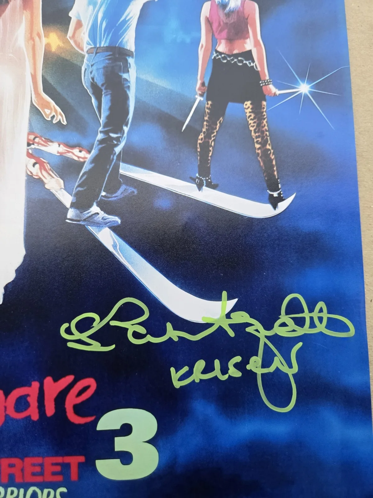 Patricia Arquette SIGNED A Nightmare on Elm St Part 3 11x17! JSA COA, изображение 2