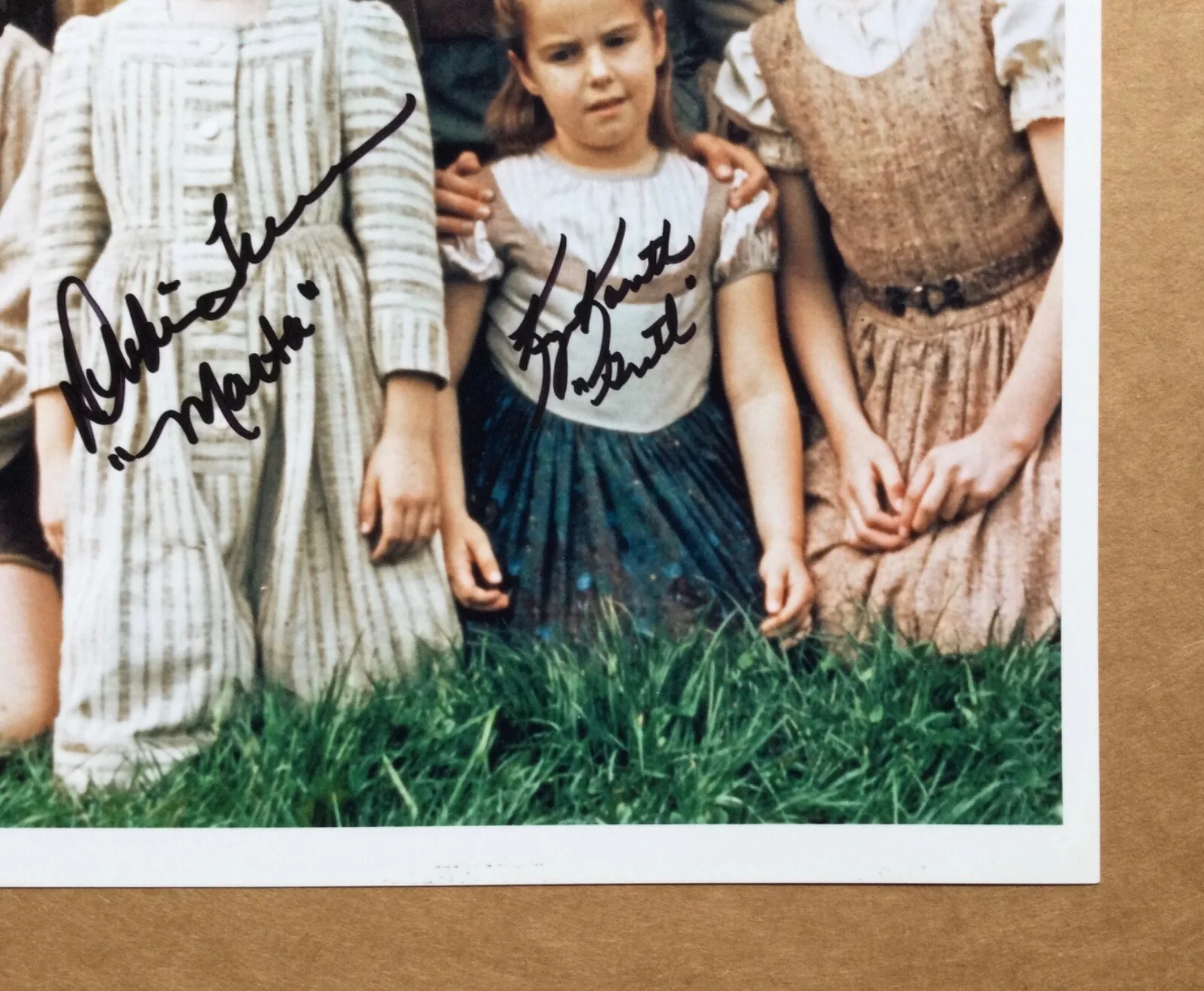 Sound of Music Signed Autographed by All the Kids Photo with character names., изображение 2