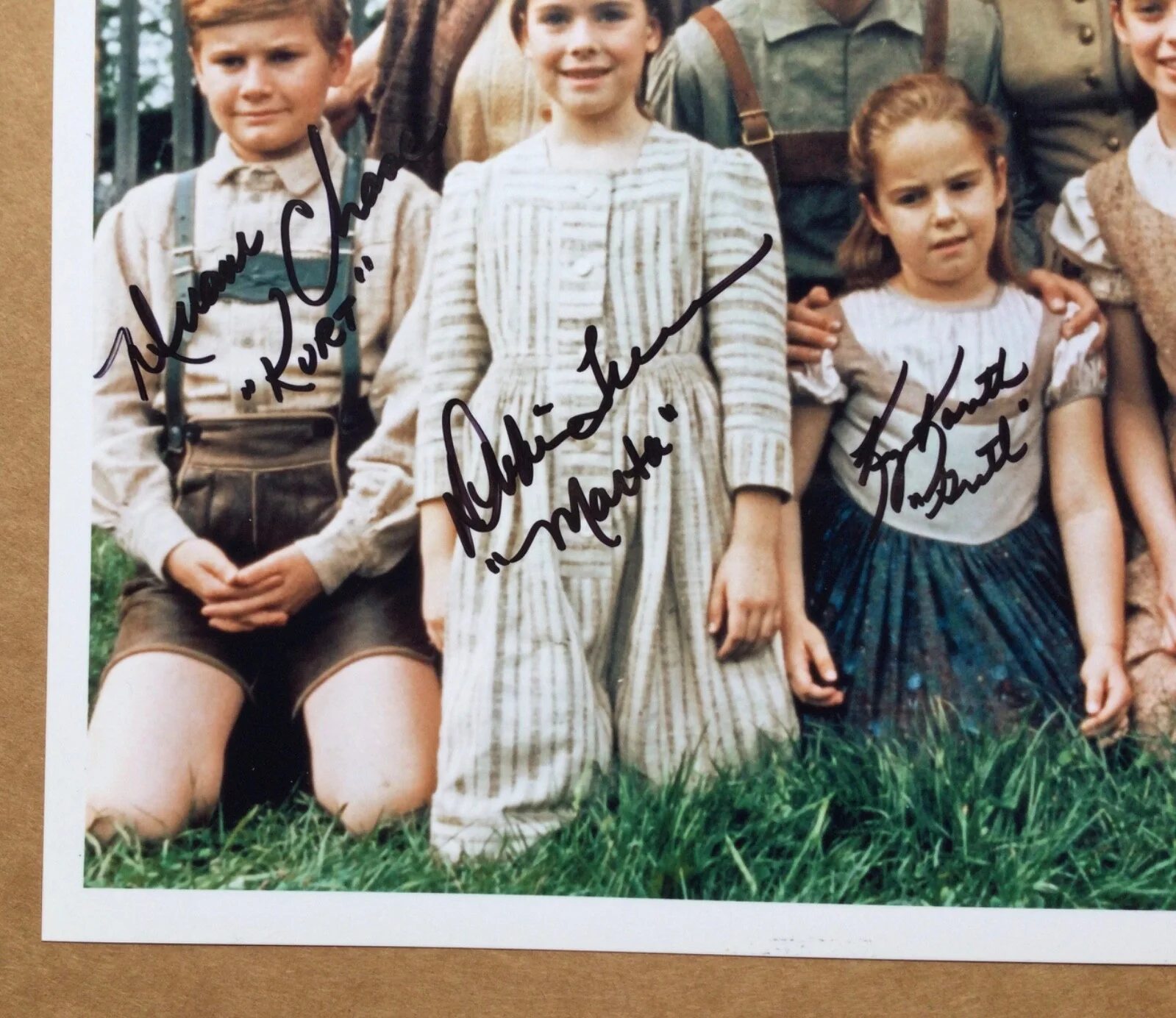 Sound of Music Signed Autographed by All the Kids Photo with character names., изображение 4