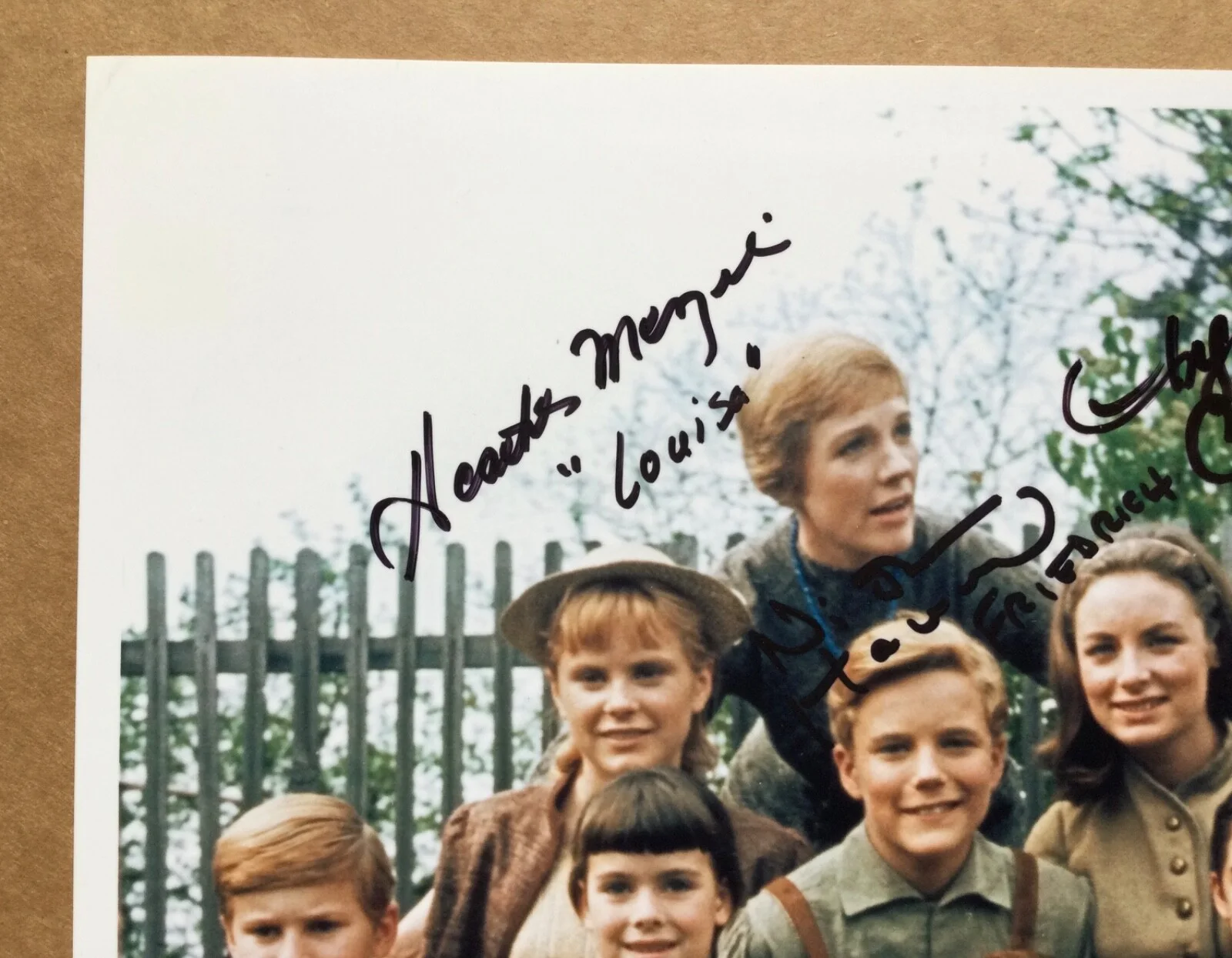 Sound of Music Signed Autographed by All the Kids Photo with character names., изображение 5