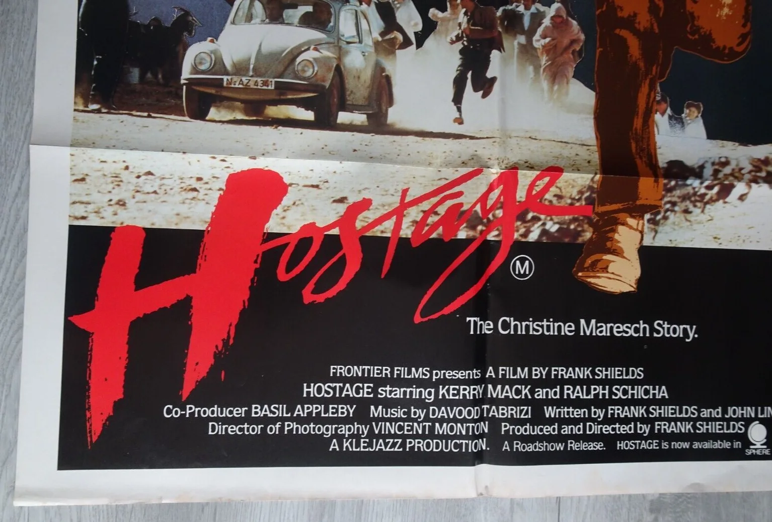 Hostage Poster One Sheet Savage Attraction Kerry Mack Ralph Schicha Aus 1983, image 4