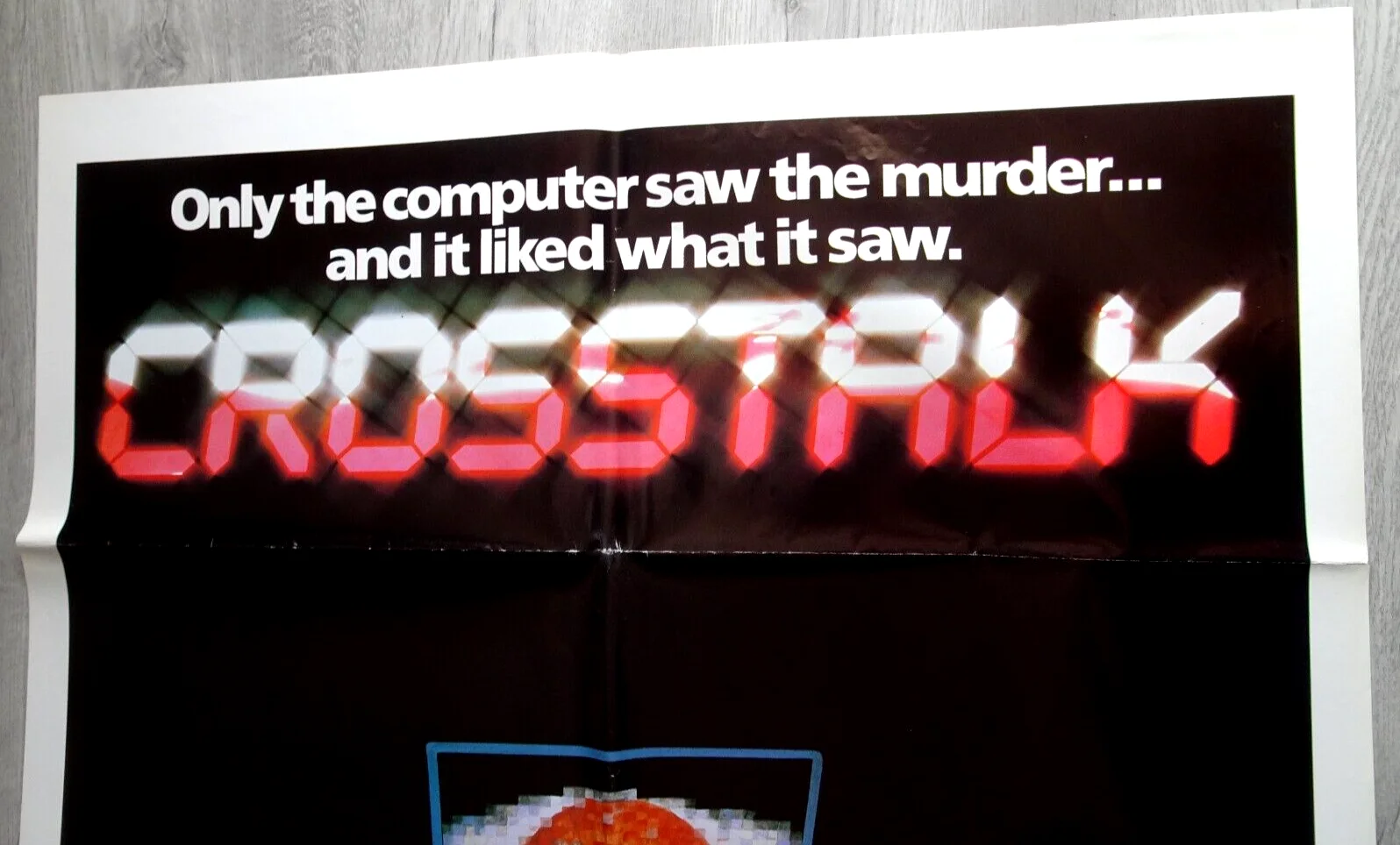 Crosstalk Poster One Sheet Gary Day Penny Downie Australian 1982, изображение 2