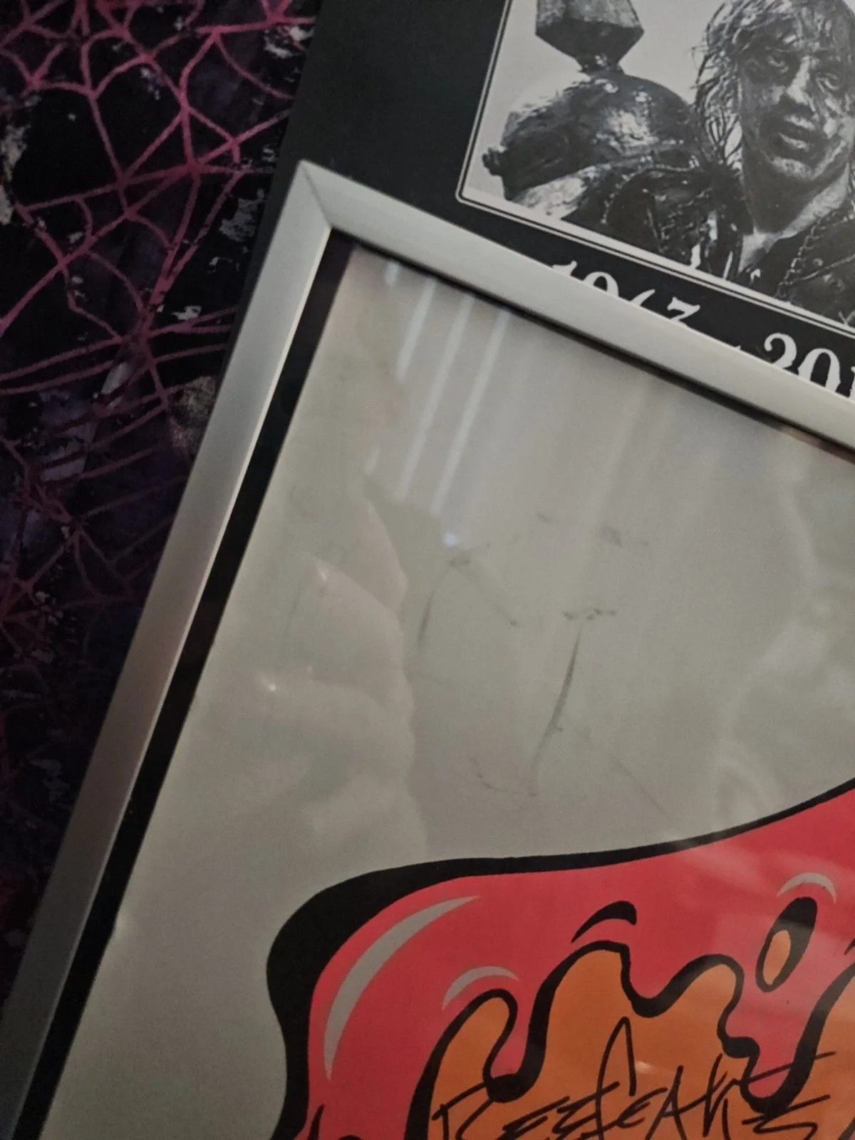 2010 Joe Simko silkscreen 19/500 GWAR Bloody Pit autographed by Grodius Era band, image 2