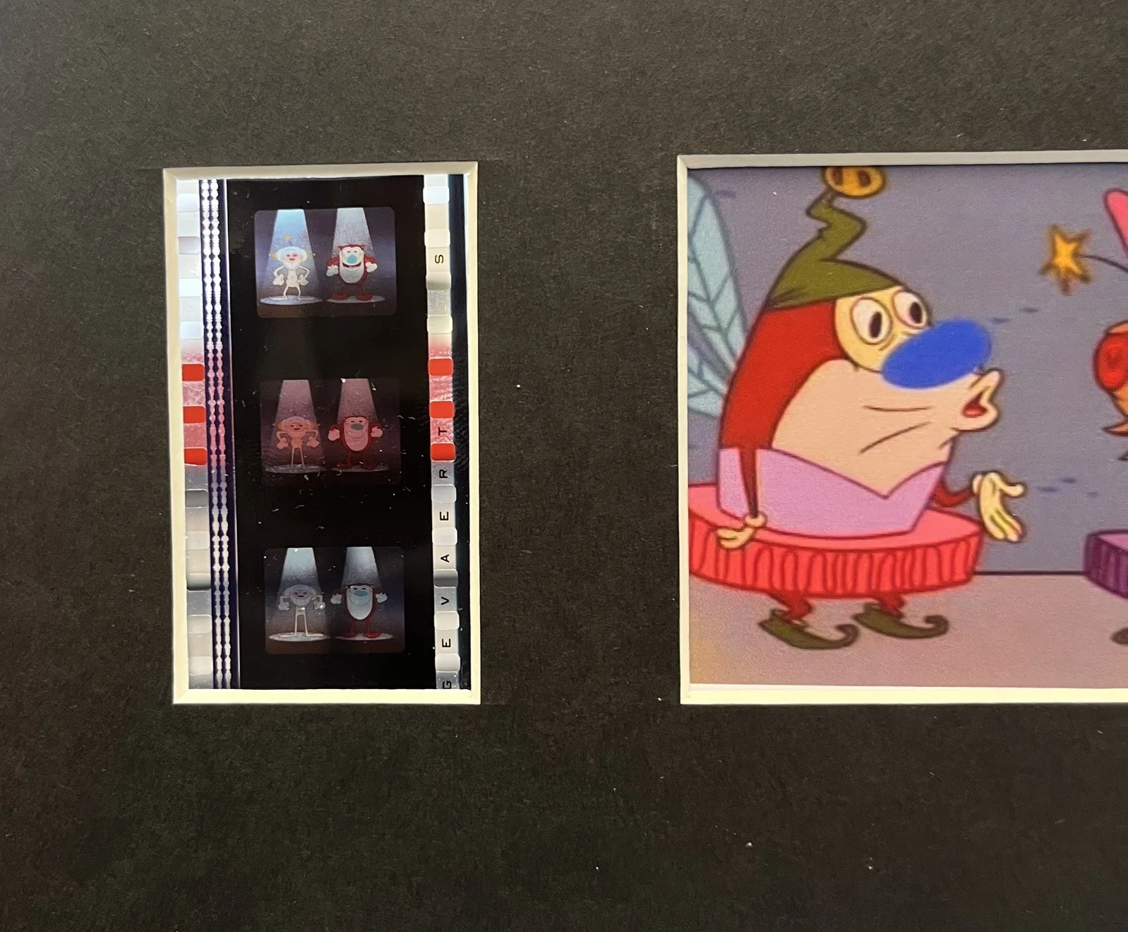 REN & STIMPY SHOW. 35mm Film Cell Mounted Display, image 3