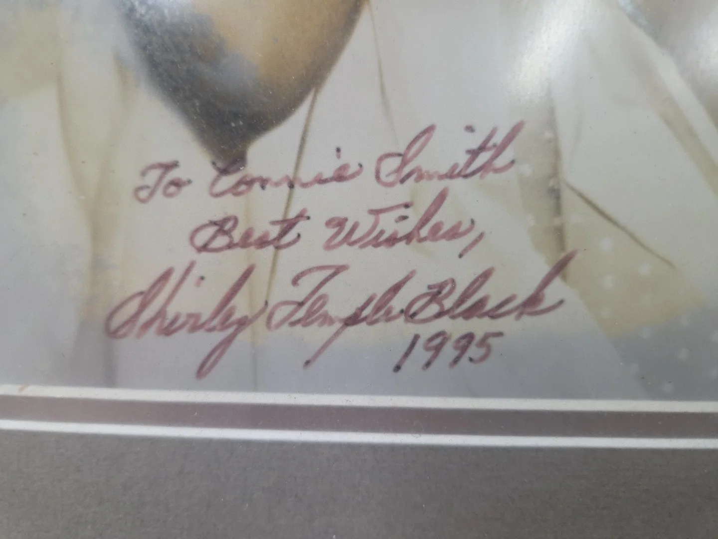 Shirley Temple Black — Shirley Temple Black Inscribed Signed Autograph 8 x 10 Photo - Best Wishes 1995, изображение 5