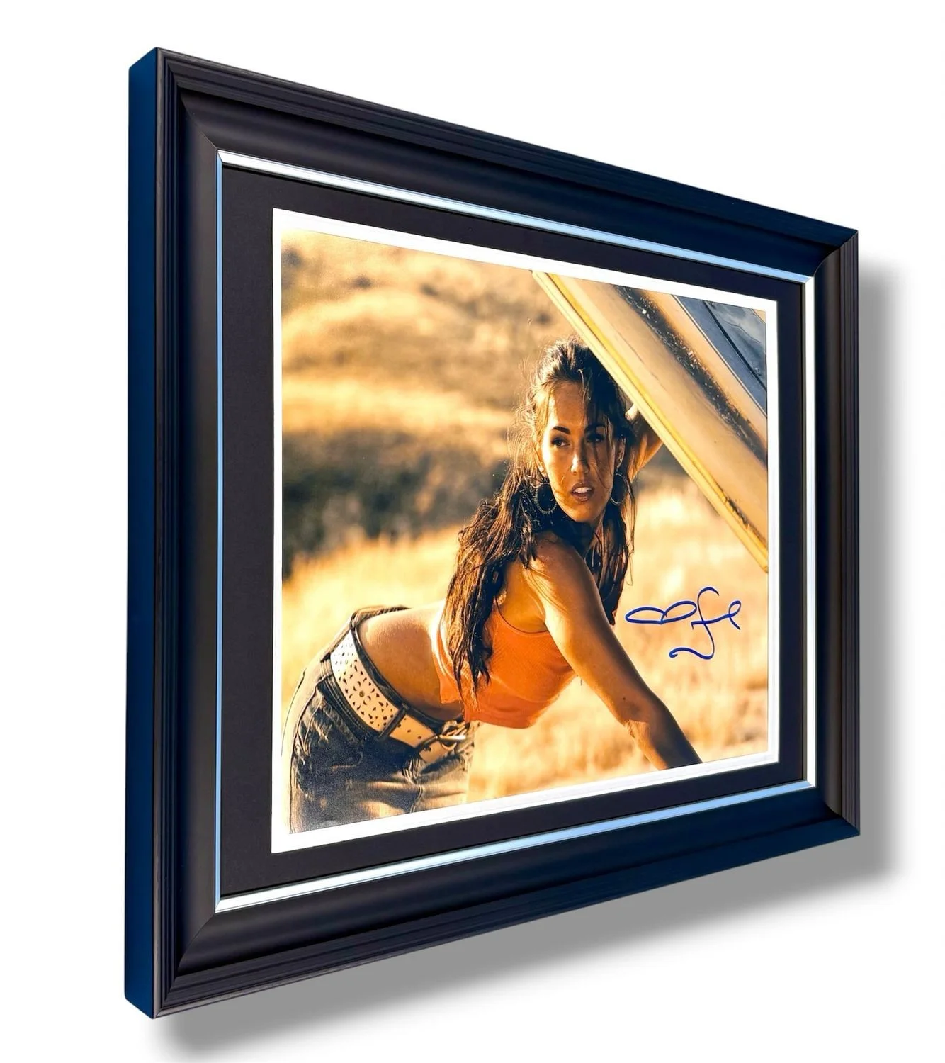 Megan Fox Signed Photo Framed & COA Transformers Movie Poster Autograph Auto, изображение 2