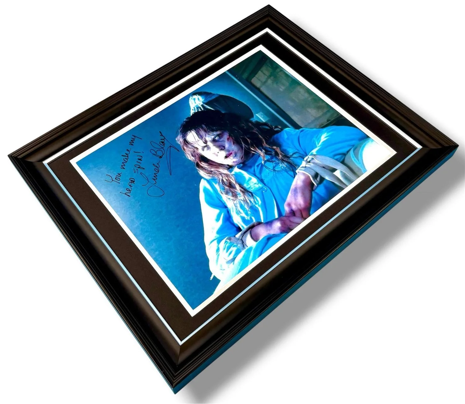 Linda Blair Signed Photo Framed & COA The Exorcist Movie Poster Autograph Auto, изображение 3