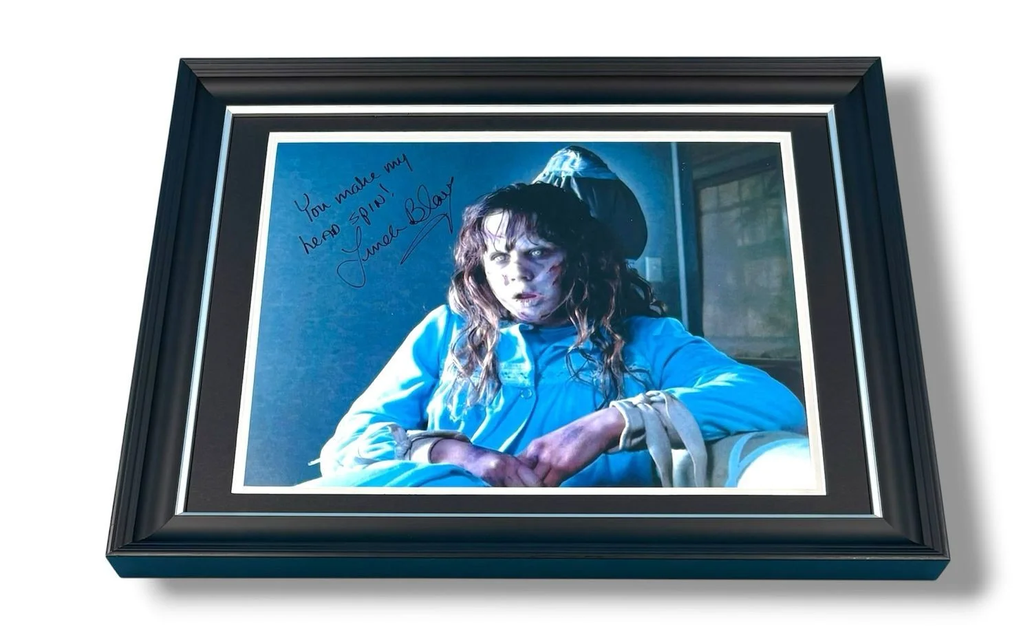 Linda Blair Signed Photo Framed & COA The Exorcist Movie Poster Autograph Auto, изображение 4