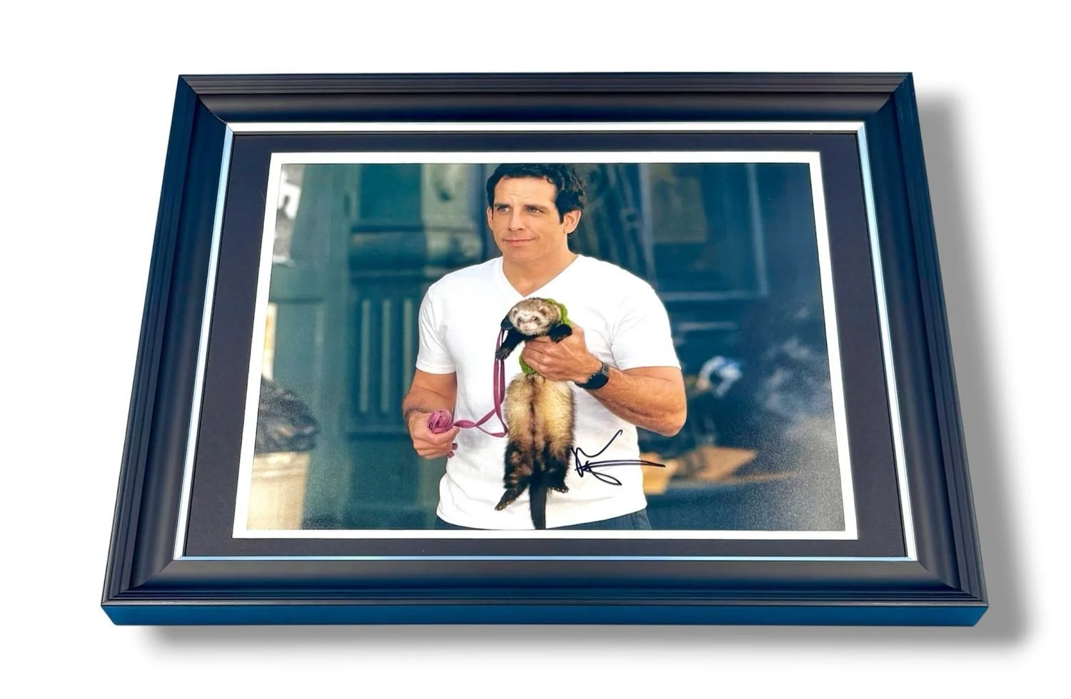 Ben Stiller Signed Photo Framed & SWAU COA Along Came Polly Movie Poster Auto, изображение 4