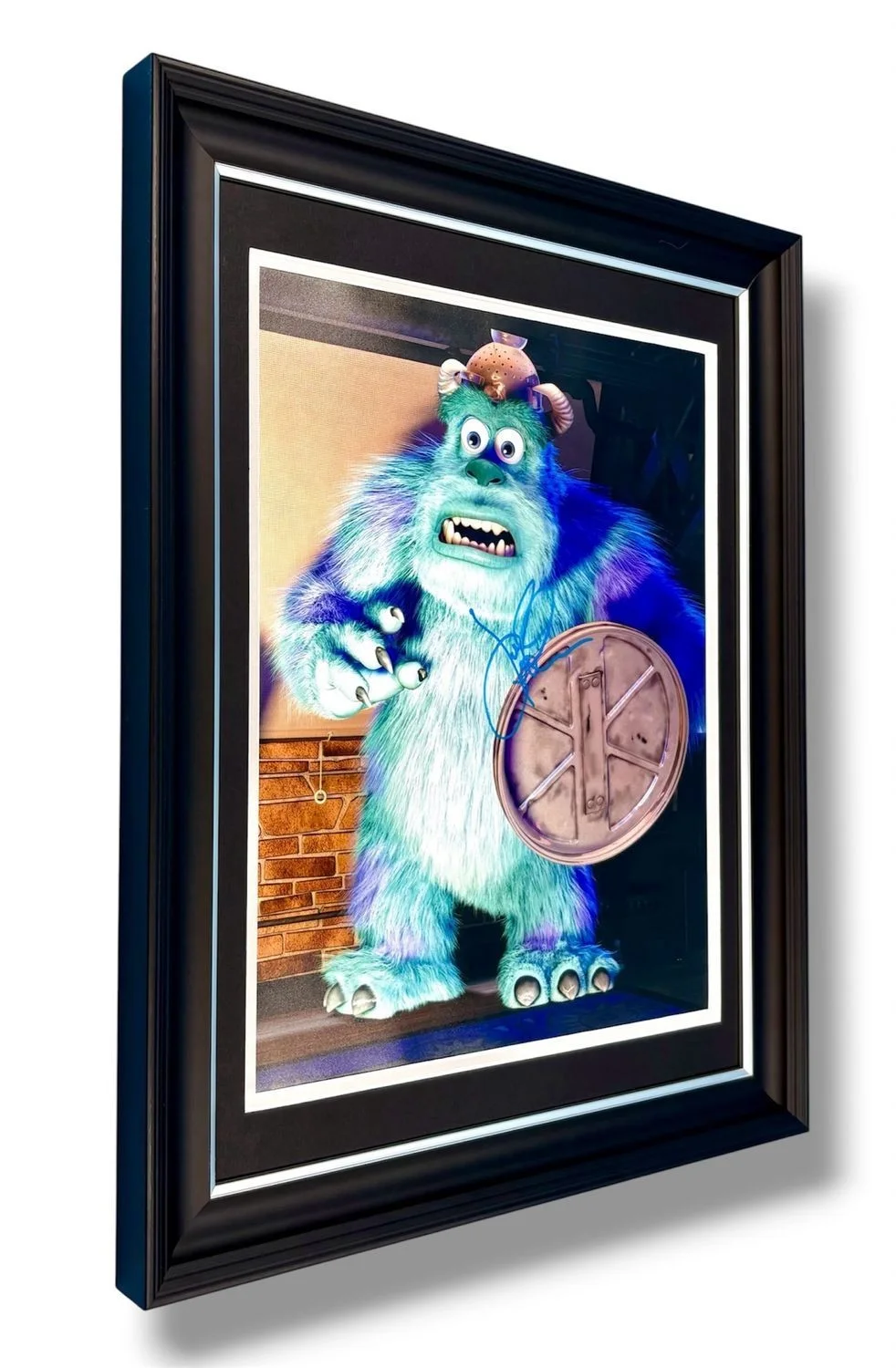 John Goodman Signed Photo Framed & SWAU COA Monsters Inc Movie Poster Auto, изображение 2