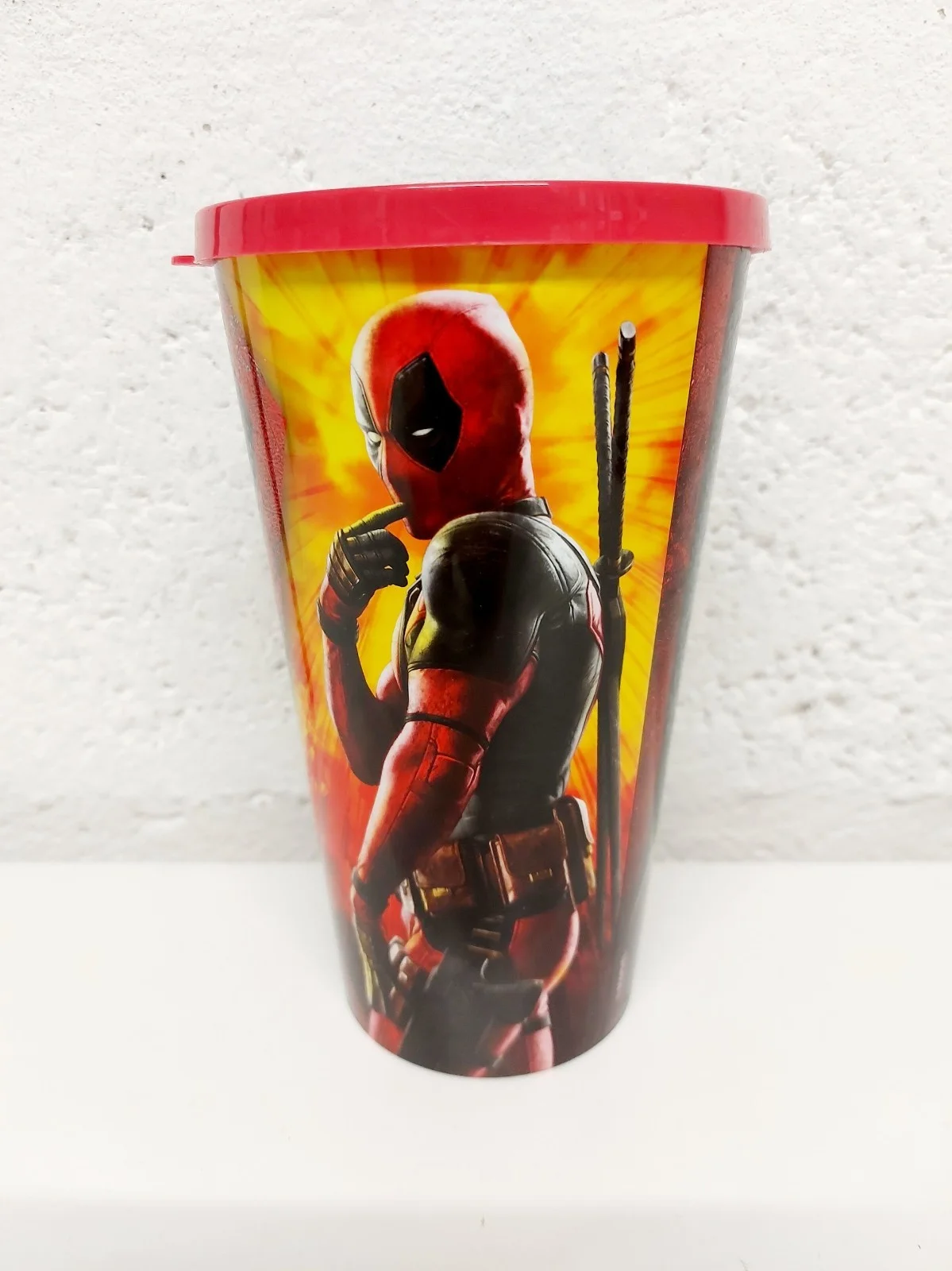 Marvel Deadpool And Wolverine Cinema Cup Used Collectable, image 2