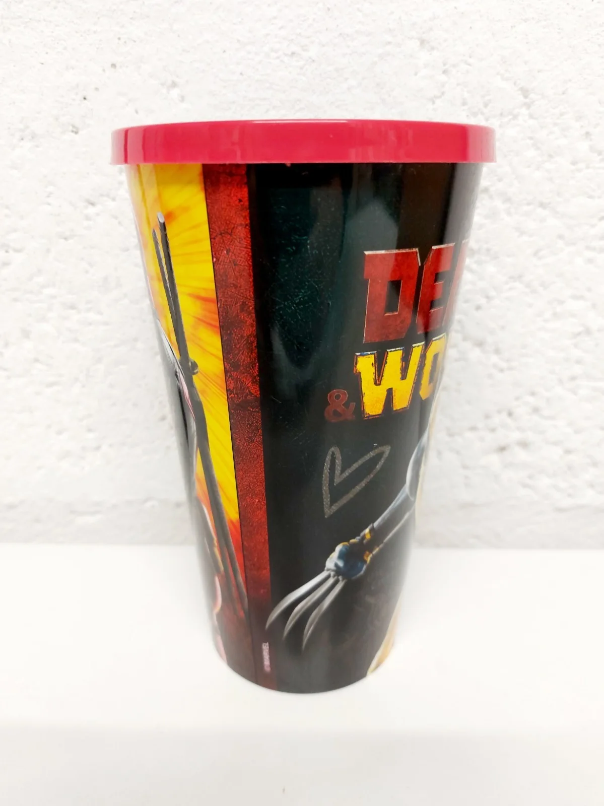 Marvel Deadpool And Wolverine Cinema Cup Used Collectable, image 3