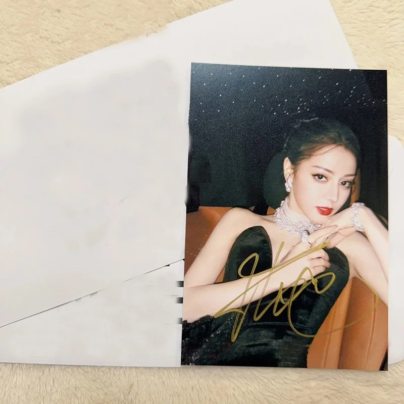 迪丽热巴 Dilraba Autographed Signed Photos Autographs Photo, image 2