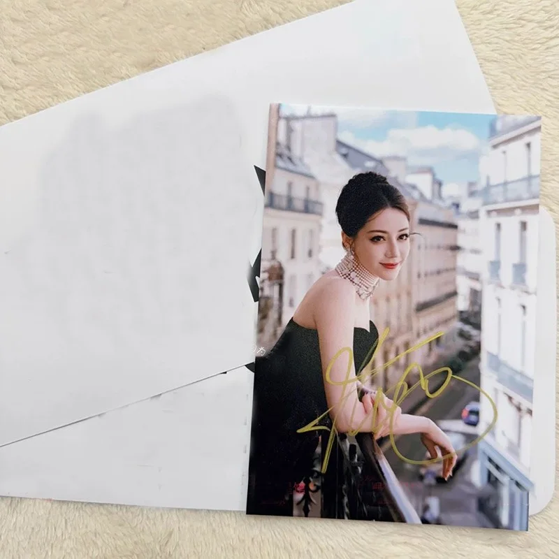 迪丽热巴 Dilraba Autographed Signed Photos Autographs Photo, image 3