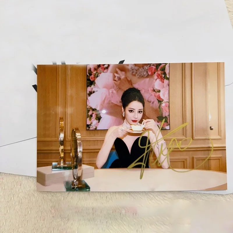 迪丽热巴 Dilraba Autographed Signed Photos Autographs Photo, image 4