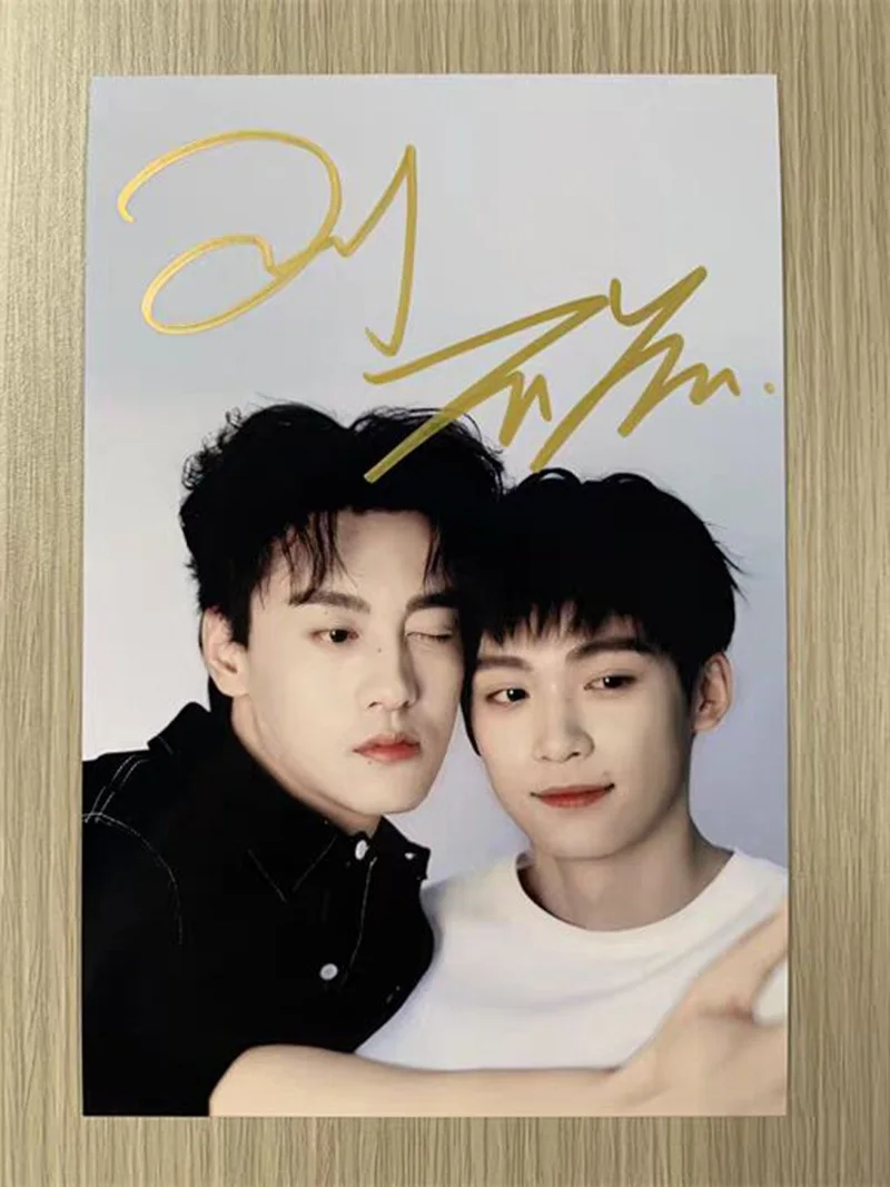 New Revenged Love Tian Xuning Chi Cheng Zi Yu Wu Suowei Autographed Signed Photo, изображение 2