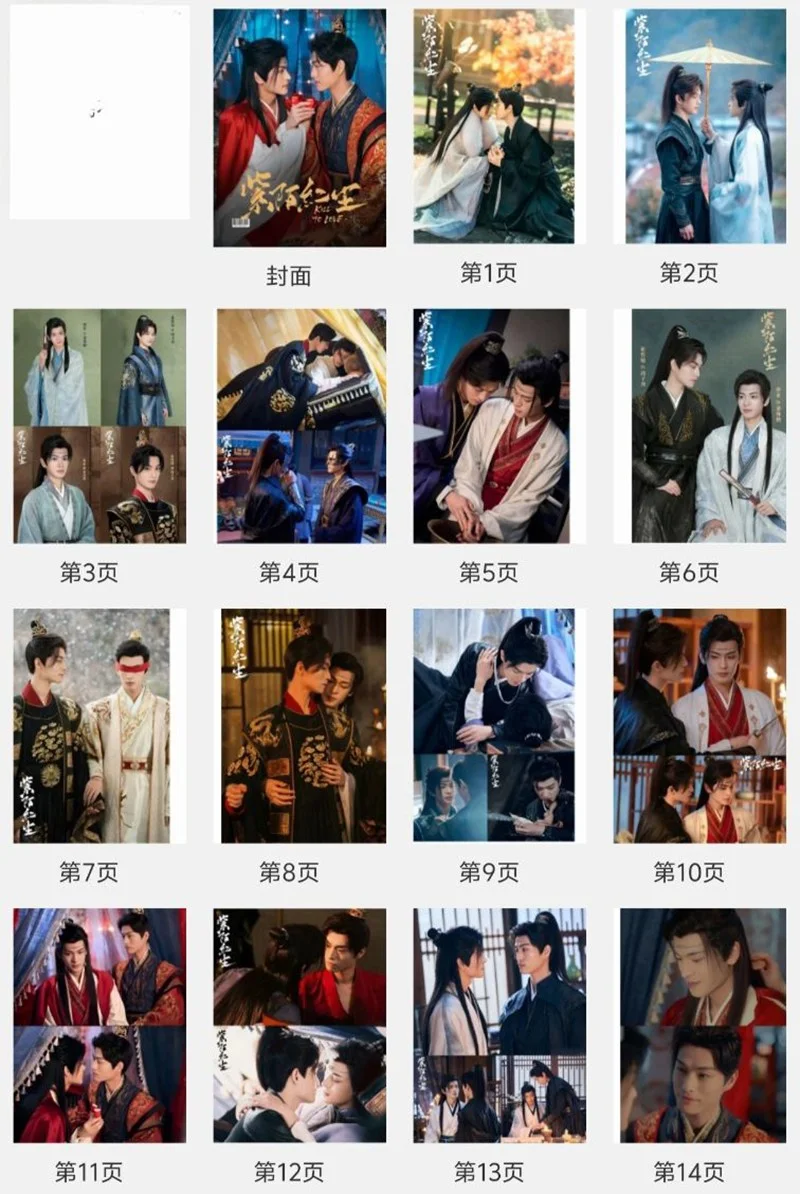 Chinese 紫陌红尘 Kill to Love Mi Jin Zhang Zhexu Pictures Book Album Photobook, изображение 2