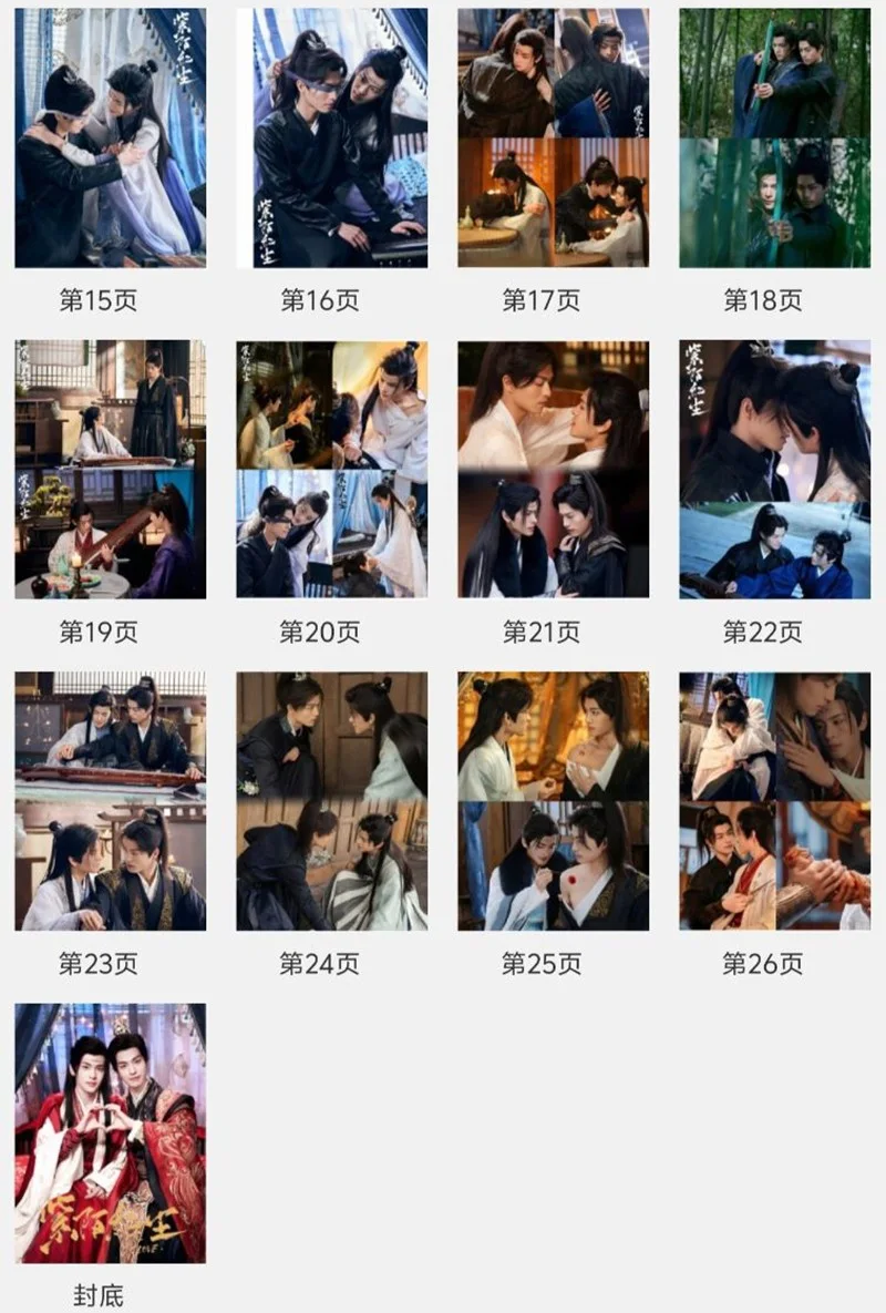 Chinese 紫陌红尘 Kill to Love Mi Jin Zhang Zhexu Pictures Book Album Photobook, изображение 3