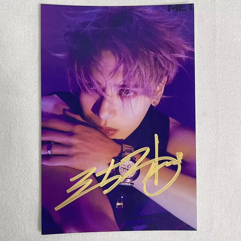New Jackson Wang 王嘉尔 Pictures Autographed Signed Photo Collection, изображение 3