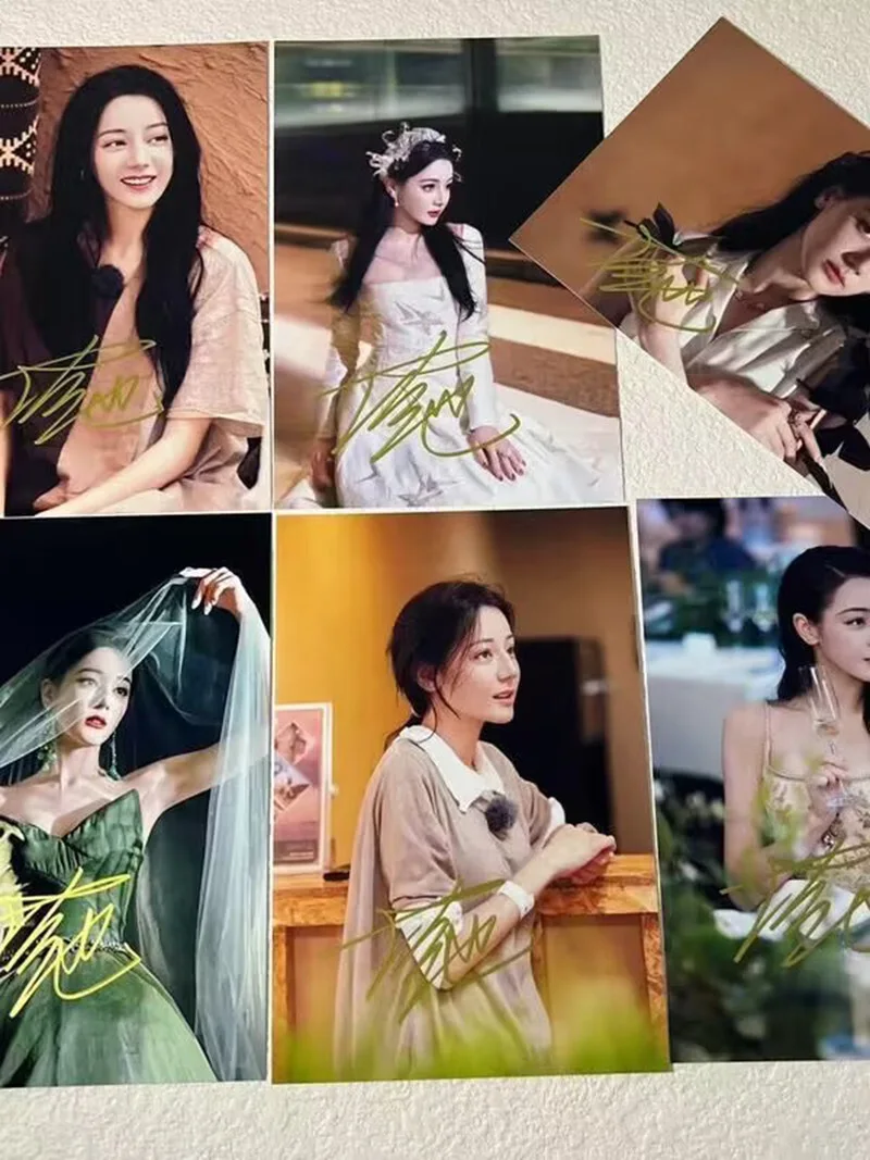 Dilraba — Dilraba Autographed Signed Photo Autographs 6 inch 迪丽热巴 Photos Collection, изображение 2