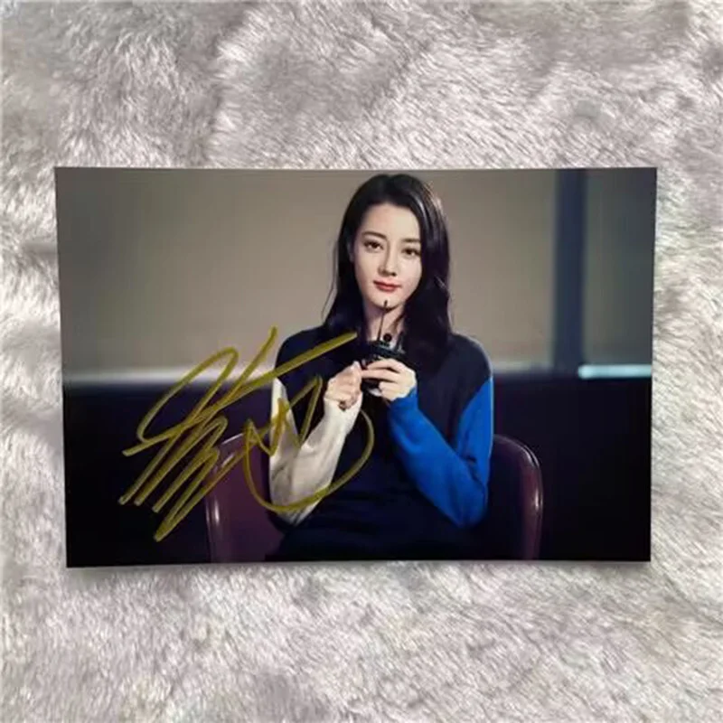 Dilraba Autographed Signed Photo Autographs Chinese actor 6 inch 迪丽热巴, изображение 4