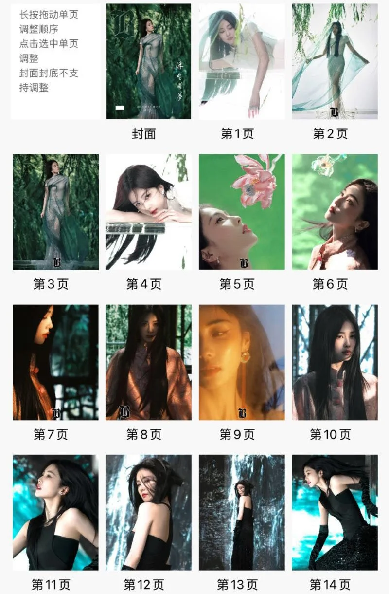 Bai Lu 浮生若梦 Photobook Album Photo Books Collection, изображение 2