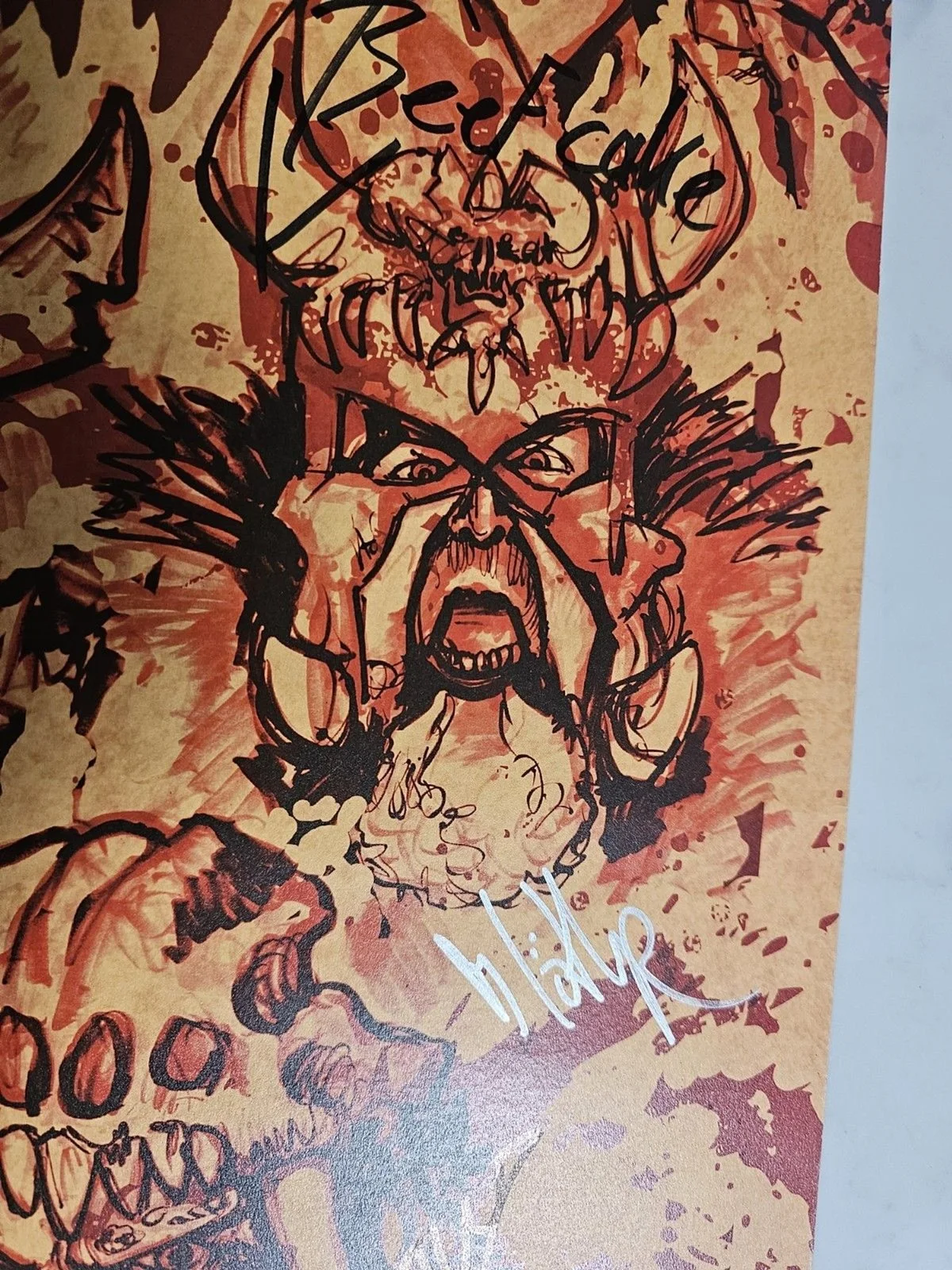 GWAR 2015 Limited Print RSD Poster 26/100 Autographed By Entire Band RARE HTF, изображение 4