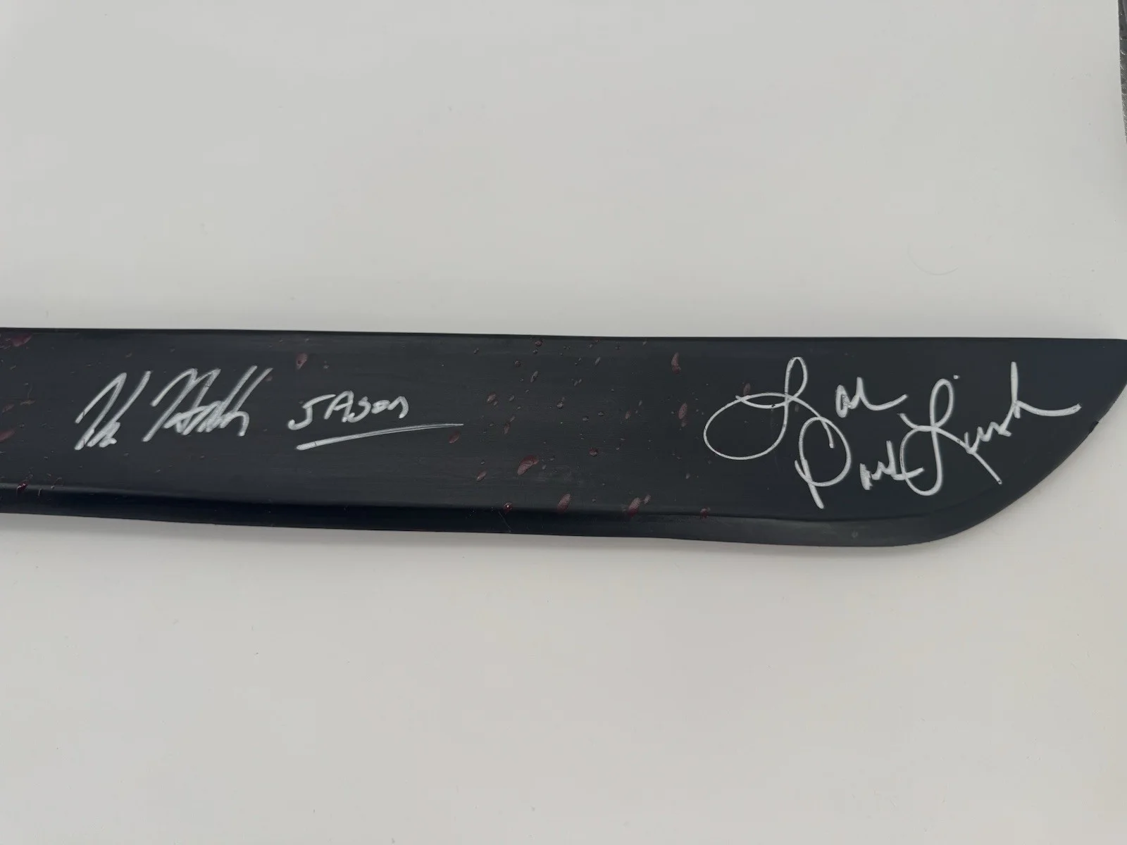 Kane Nodded Jason Voorhees Signed Friday The 13th Toy Machete Lar Park Lincoln, изображение 2