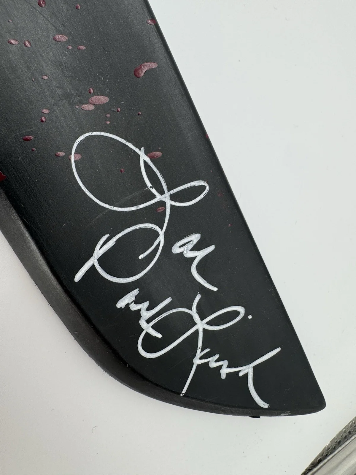 Kane Nodded Jason Voorhees Signed Friday The 13th Toy Machete Lar Park Lincoln, изображение 5