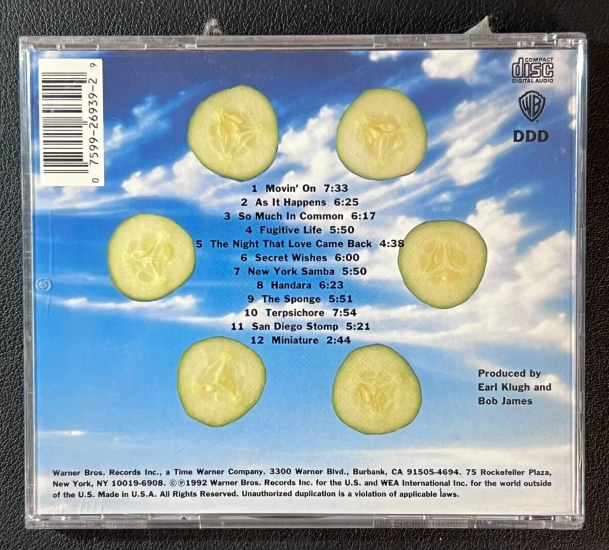 Earl Klugh — Earl Klugh Signed VTG 1992 CD Album AUTO Jazz Musician 'Cool' w/Bob James NICE!, image 4