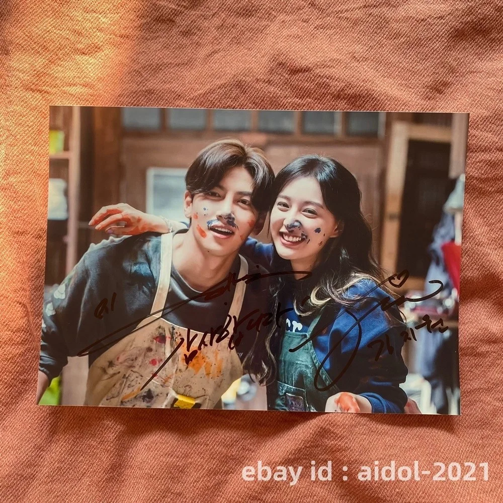 Lovestruck in the City Ji Chang Wook Kim Ji Won Autographed Photo K-Drama 5*7, изображение 4