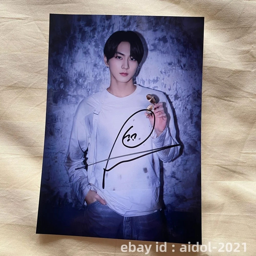 ENHYPEN Autographed Signed THE SIN VANISH Still Knife Photo K-POP 5*7 2026, image 4