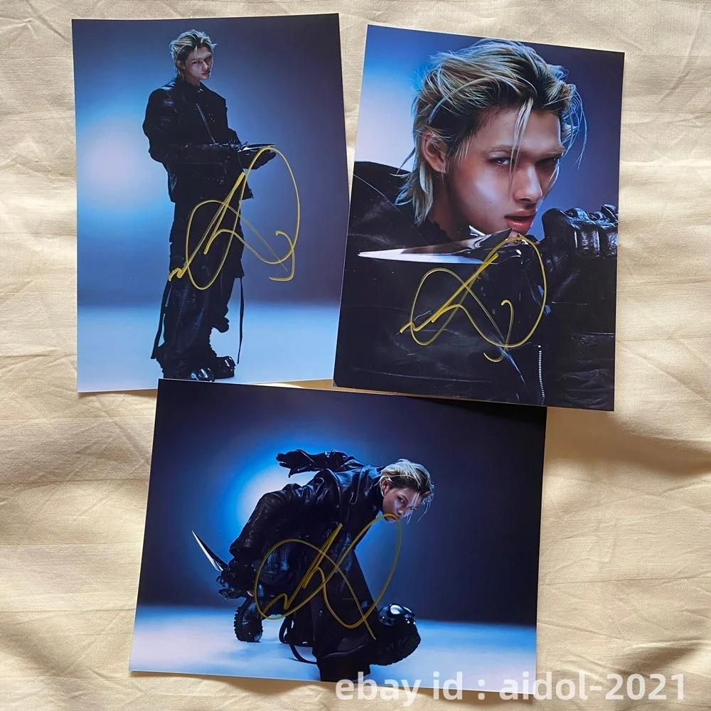 ENHYPEN NI-KI NI KI Autographed Photo THE SIN VANISH Still Knife K-POP 5*7 2026, изображение 2