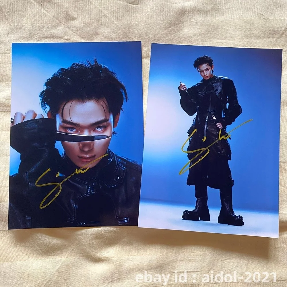 ENHYPEN Sunghoon Autographed Photo THE SIN VANISH Still Knife K-POP 5*7 2026, изображение 2