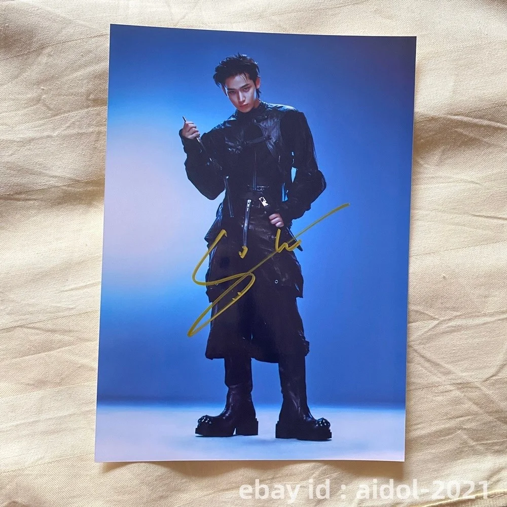 ENHYPEN Sunghoon Autographed Photo THE SIN VANISH Still Knife K-POP 5*7 2026, изображение 3