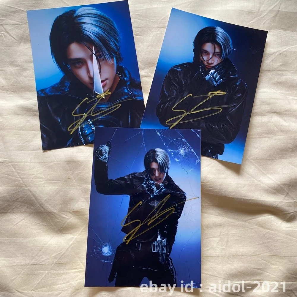 ENHYPEN JAKE Autographed Photo THE SIN VANISH Still Knife K-POP 5*7 2026, изображение 2