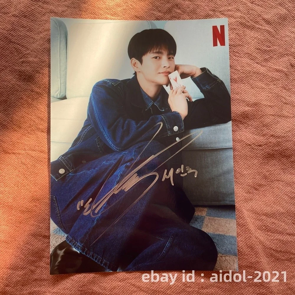 Boyfriend on Demand Jisoo Seo In Guk Autographed Signed Photo K-Drama 5*7 2026b, изображение 4