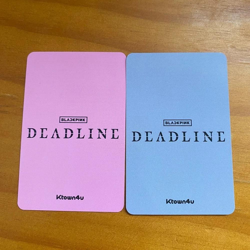 Blackpink BP Autographed Signed Photo Card of Deadline Official K-POP 2026, изображение 4