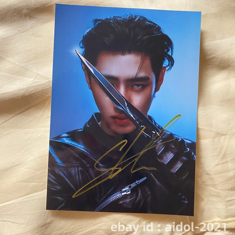ENHYPEN Sunghoon Autographed Photo THE SIN VANISH Still Knife K-POP 5*7 2026, изображение 3
