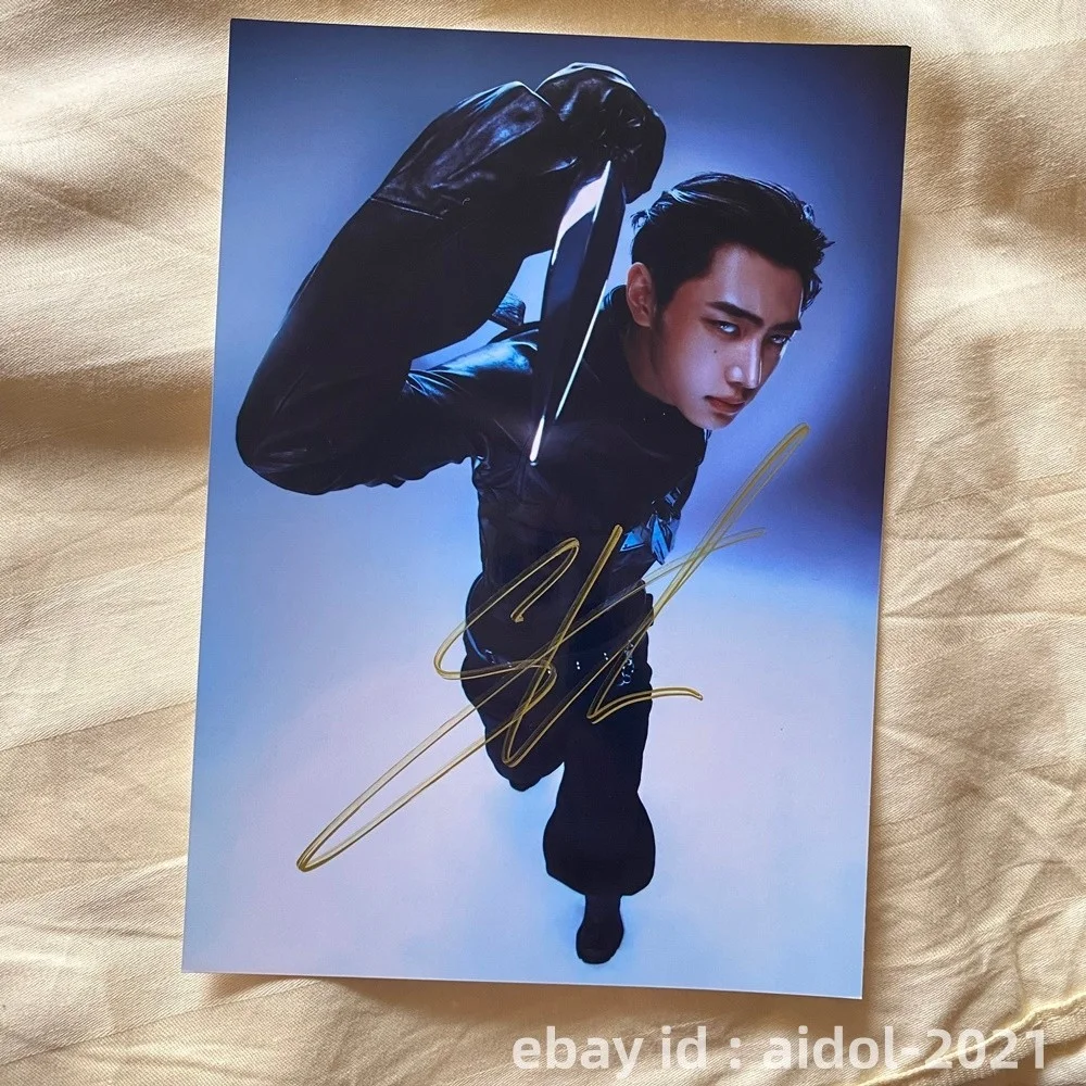 ENHYPEN Sunghoon Autographed Photo THE SIN VANISH Still Knife K-POP 5*7 2026, изображение 4