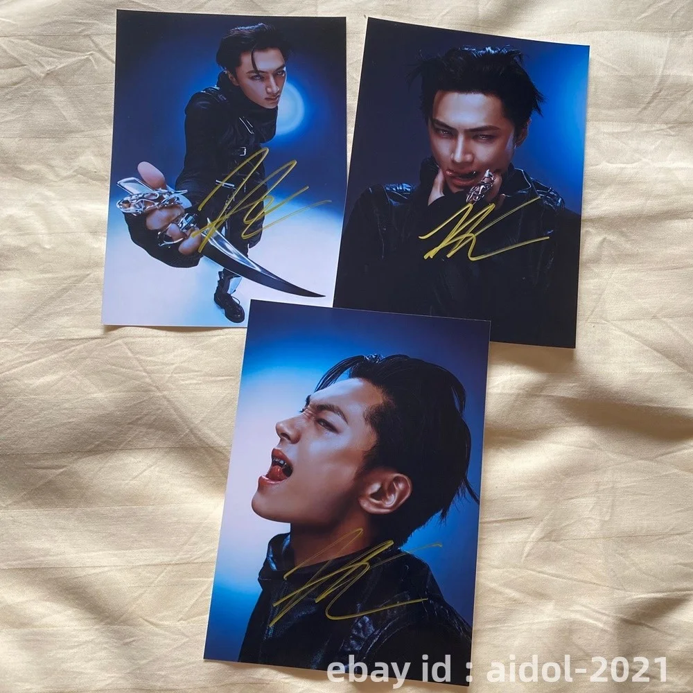 ENHYPEN JAY Autographed Photo THE SIN VANISH Still Knife K-POP 5*7 2026, изображение 2