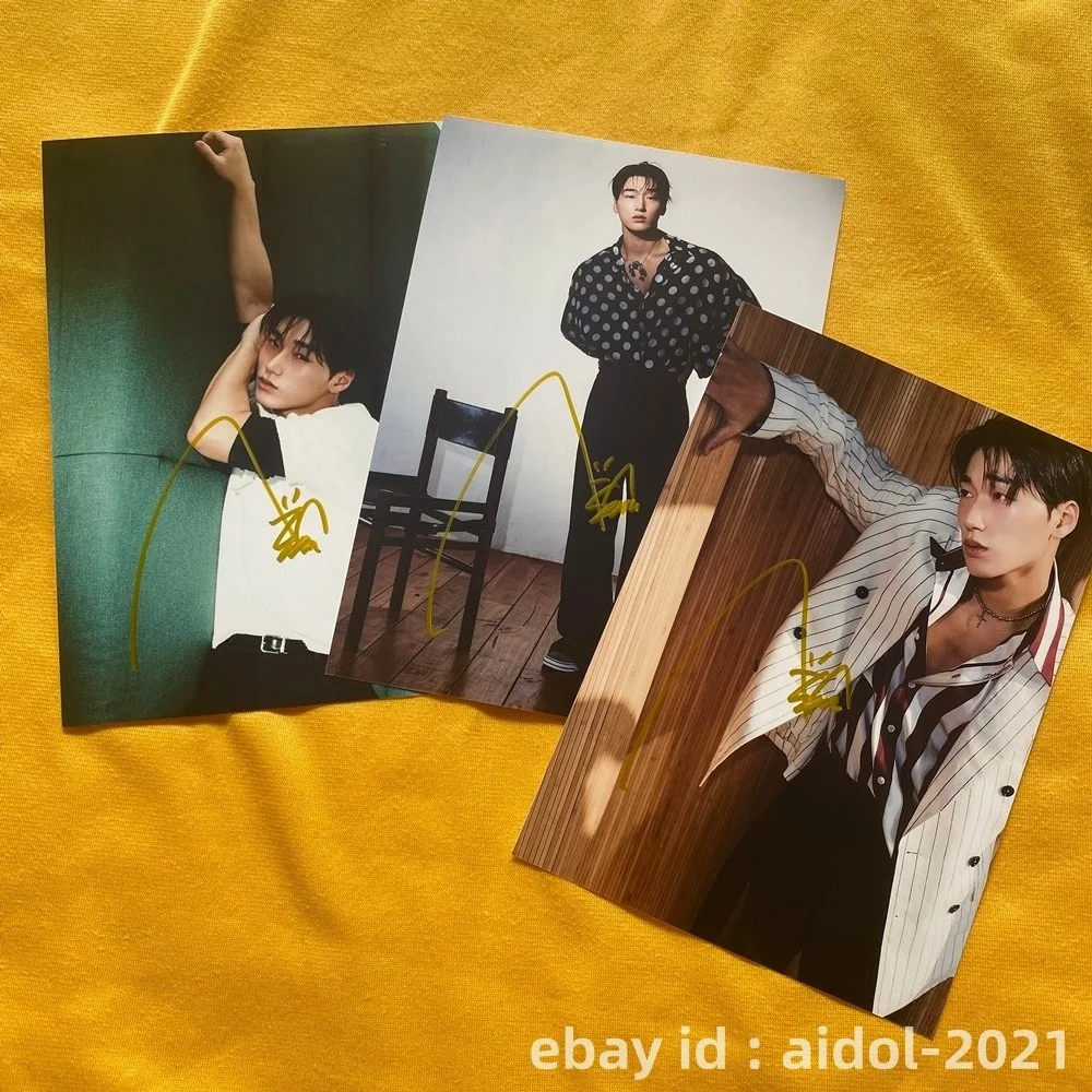 ATEEZ SAN Autographed Signed Photo 5*7 K-POP Collection 2026, image 2