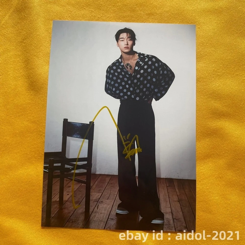ATEEZ SAN Autographed Signed Photo 5*7 K-POP Collection 2026, image 4